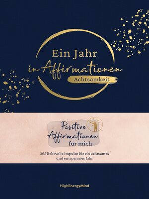 cover image of Ein Jahr in Affirmationen – Achtsamkeit